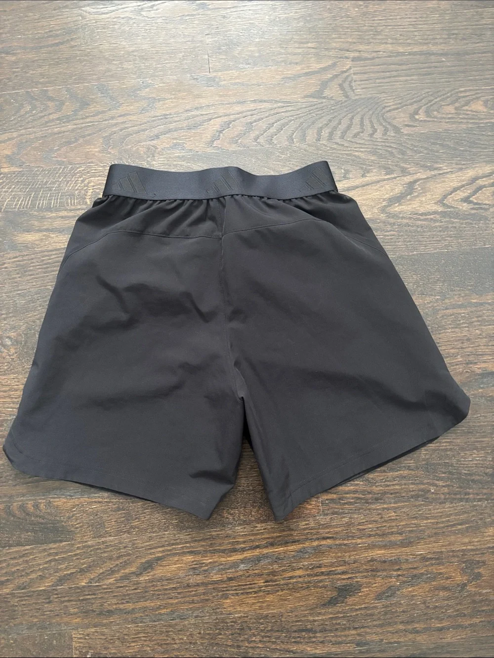 adidas Men’s Black Athletic Zip-Pocket Shorts